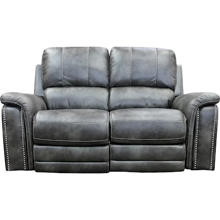 Dual Power Loveseat with Power Headrest and USB Port